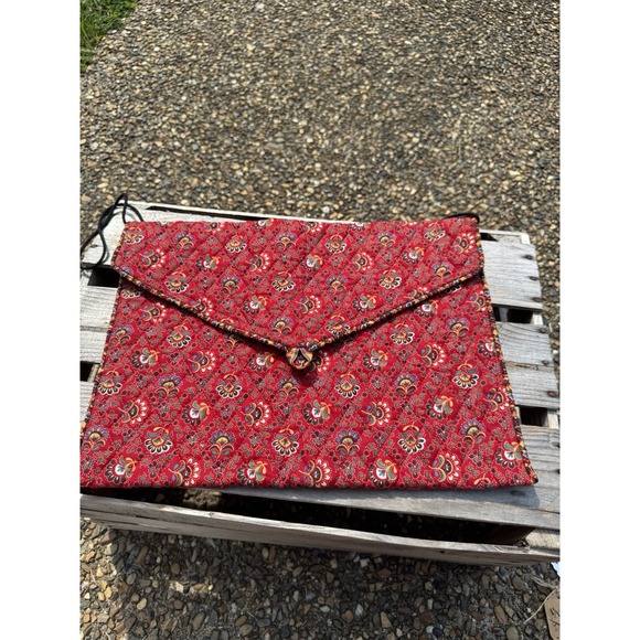 Vintage Vera Bradley Portfolio Envelope Colette Red - Picture 1 of 5